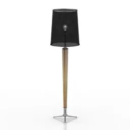 Antique Hotel Table Lamp Shade 3d model