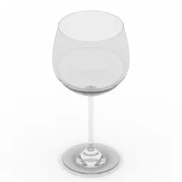Single Glass Dinnerware 3d model
