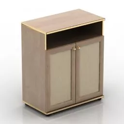 Tv Locker L Shape 3d model
