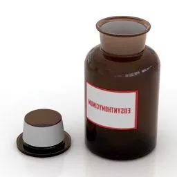 Bottle Pharmacy Ware 3d model