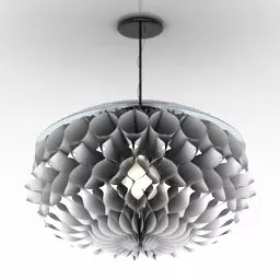 Chandelier Luster With Candlestick Lighting 3d model
