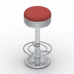 Chair Bar Retro 3d model