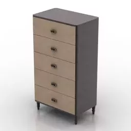 Modernism Locker 3d model