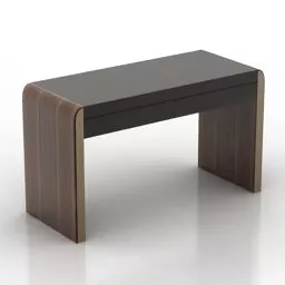 Curved Edge Table Serenissima 3d model