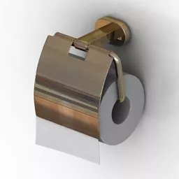 Toilet Paper Hanger Stainless Steel 3d model