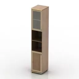 Locker Wardrobe Shelf Combine 3d model