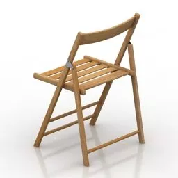 Eames Desk Chair With Wheels 3d model