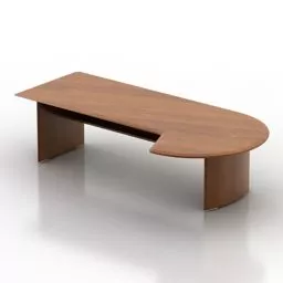 Table Numen Curved Edge 3d model