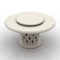 L Shaped Work Table 3d model