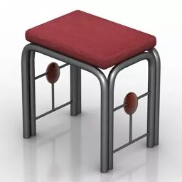 Seat With Under Shelf 3d model