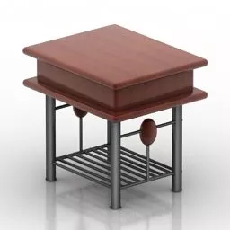 Antique Nightstand Rostovi 3d model