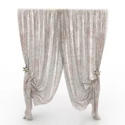 Curtain Transparent 3d model