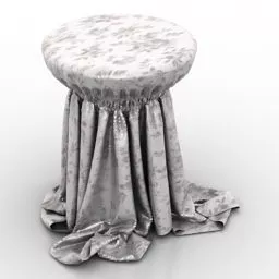 Vintage Tablecloth 3d model