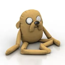 Toy Jeik Stuffed Toy 3d model