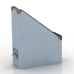 Simple Office Workspace With Desk, Computer 3d model