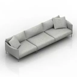 Sofa Gentry Upholstered 3d model