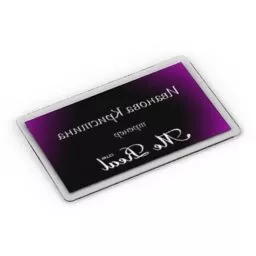 Badge Card 3d model