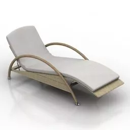 Classroom Chair With Table 3d model