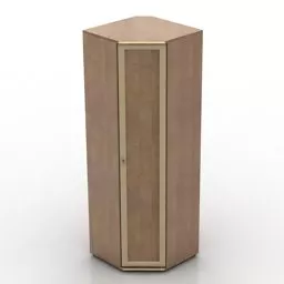 Thin Locker Corner 3d model