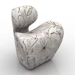Bag Armchair Moroso 3d model