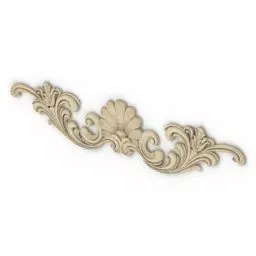 Decor Molding Plaster Floral Shape 3d model