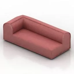 Modern Sofa Upholstered 3d model