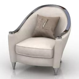 Armchair Edge Shape 3d model