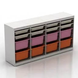 Plastic Container Ikea Toy 3d model