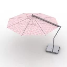 Outdoor Umbrella Cafe 3d model