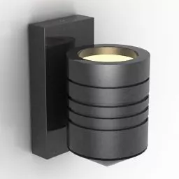 Black Cylinder Sconce Cosmo 3d model