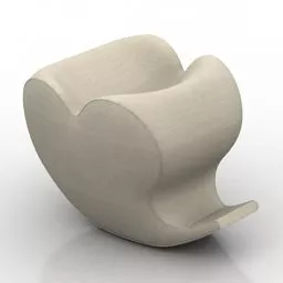 Smooth Shape Armchair 3d model