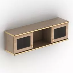 Hanging Shelf Wooden Mdf 3d model