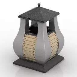 Japanese Outdoor Bin 3d model