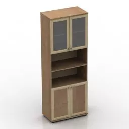 Locker Combine Shelfs 3d model