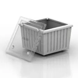 Box Ikea Plastic 3d model
