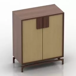 Side Locker Modernism 3d model