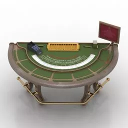 Casino Table Abbiati Black Jack 3d model
