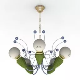 Kid Ceiling Luster 3d model
