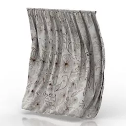 Curtain Flying 3d model