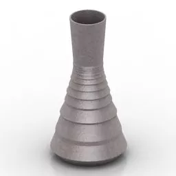Vase Steel Material 3d model