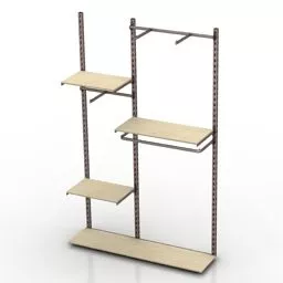 Clothing Rack 3d model