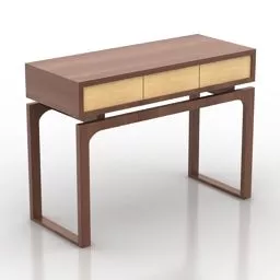 Work Table Pc Cabinet 3d model