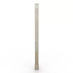 Construction Column Square Base 3d model