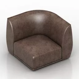 Elegant Sofa Two Seats 3d model