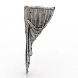 Curtain Under Collapsed 3d model