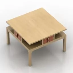 Neo Modern Work Table 3d model