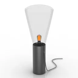 Chandelier Luster With Candlestick Lighting 3d model