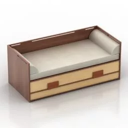 Sofa Upholstered 3d model