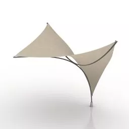 Tent Steel Frame 3d model