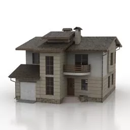 Roof House 3d model